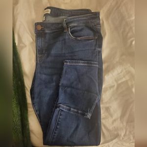Lane Bryant Signature Fit Mid-Rise Skinny Jeans in medium wash, size 20P